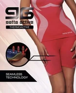 Legginsy - LEGGINSY GATTA GAT SHORT THERMO WOMEN (kolor różowy, rozmiar L) - miniaturka - grafika 1