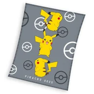 Koce i narzuty dla dzieci - Koc Pokemon Pikachu 130x160 cm - miniaturka - grafika 1