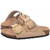 Klapki i japonki damskie - Klapki Arizona Big Buckle High-Shine New Beige 1026553 (BK239-b) Birkenstock - miniaturka - grafika 1