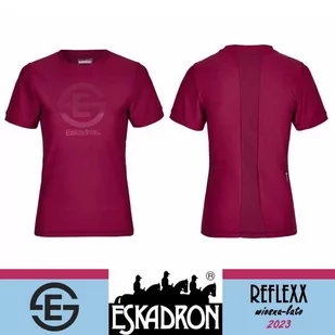 Eskadron Koszulka damska T-SHIRT REFLEXX SS 23 - berryfusion - Koszulki jeździeckie - miniaturka - grafika 1