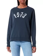 Swetry damskie - Pepe Jeans Paola sweter damski, niebieski (Dulwich), S - miniaturka - grafika 1