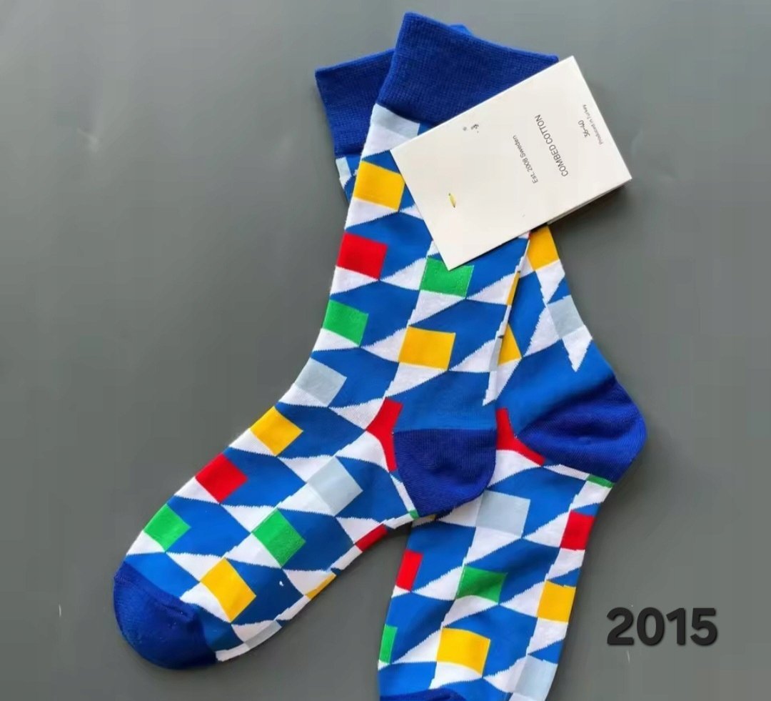 Kolorowe skarpety Happy Socks unisex rozmiar 36-40 (2015)