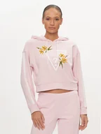 Bluzy damskie - Guess Bluza Zoey V4GQ04 KC6V1 Różowy Regular Fit - miniaturka - grafika 1