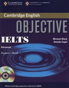 Cambridge University Press Objective IELTS Advanced SB with CD-ROM - Materiały pomocnicze dla uczniów - miniaturka - grafika 1