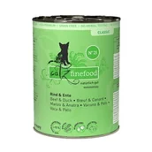 Mokra karma dla kotów - Catz finefood mokra karma dla kota Classic Adult Nr 23 Wołowina i kaczka 6x400 g - miniaturka - grafika 1