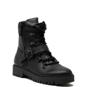 Botki damskie - Guess Botki OKLEE | z dodatkiem skóry - miniaturka - grafika 1