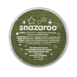 Farby do twarzy i ciała na bazie wody sparkle green Snazaroo 1118441 - Charakteryzacja - miniaturka - grafika 1