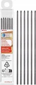 Wkłady do długopisów - Edding Wymienne wkłady e-8881 EDDING, do ołówka e-8880, 6 szt., grafitowe - miniaturka - grafika 1