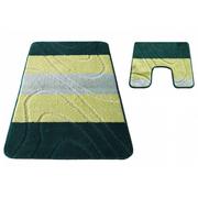 Dywaniki łazienkowe - Zestaw zielonych dywaników do łazienki - Vices 4X - miniaturka - grafika 1