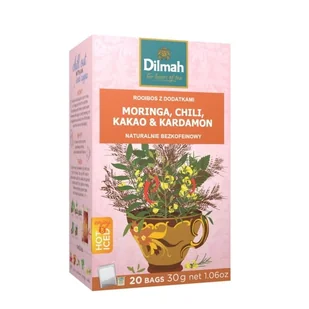 Dilmah Napar Moringa Chili Kakao & Kardamon ex20 - Herbata - miniaturka - grafika 1