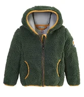 Kurtki i płaszcze dla dziewczynek - first instinct by killtec Unisex Sherpa kurtka z kapturem FIOW 13 MNS KNTFLC JCKT, leśna zieleń, 98/104, 38740-000 - miniaturka - grafika 1