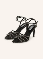 Sandały damskie - Steve Madden Sandały Na Obcasie Kailyn Z Ozdobnymi Kamykami schwarz - miniaturka - grafika 1
