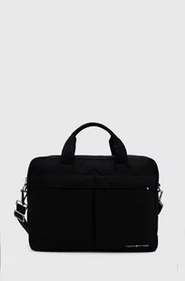 Tommy Hilfiger torba na laptopa kolor czarny AM0AM12215 - Torby podróżne - miniaturka - grafika 1
