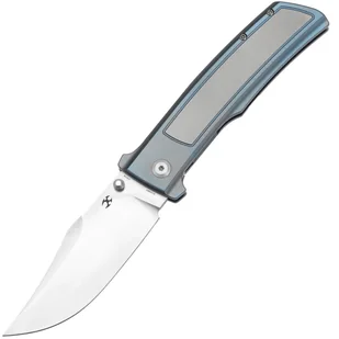 Kansept knives Bison Satin CPM S35VN Niebieski Anodowany Tytan K1108B2 - Scyzoryki Kansept knives Bison Satin CPM S35VN Niebieski Anodowany Tytan K1108B2 - Scyzoryki - miniaturka - grafika 1