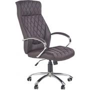 Fotele i krzesła biurowe - Fotel Obrotowy Gabinetowy Hilton Halmar Czekoladowy - miniaturka - grafika 1