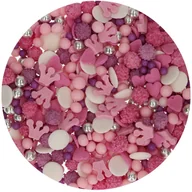 Dodatki do ciast w proszku - Różowa posypka cukrowa mix Princess 50 g FunCakes - miniaturka - grafika 1