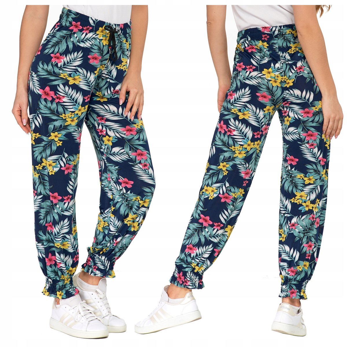 Spodnie Damskie Alladynki Haremki Pumpy Luźne Spodnie MORAJ r. XXL