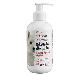 Over Zoo Odżywka dla psa do białej i jasnej sierści 250ml - Szampony i odżywki dla psów - miniaturka - grafika 1