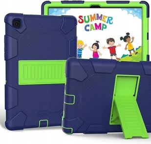Etui Case do Samsung A8 X200/205 (2021)10,5 Pancerne Granatowo Zielone - Etui do tabletów - miniaturka - grafika 1