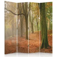 Parawany - Parawan dwustronny FEEBY, JESIEŃ W LESIE BRĄZOWY 145x170 - miniaturka - grafika 1