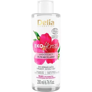 Delia Cosmetics Eko Florist Hibiskus Łagodzący Płyn micelarny do demakijażu 200ml - Płyny micelarne - miniaturka - grafika 1