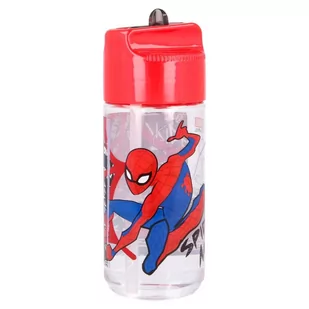 Tritan Bidon Kubek Z Blokadą 430Ml Spiderman Spidey - Kubki dla dzieci - miniaturka - grafika 1