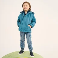 Spodnie i spodenki dla chłopców - Cool Club, Spodnie jeansowe chłopięce, pull on, niebieskie - miniaturka - grafika 1