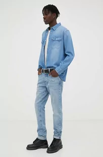 G-Star Raw jeansy męskie kolor niebieski - Spodnie męskie - miniaturka - grafika 1