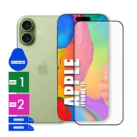 Szkła hartowane na telefon - SZKŁO OCHRONNE DO APPLE IPHONE 17 HARTOWANE 9H PEŁNE CAŁY EKRAN 5D - miniaturka - grafika 1