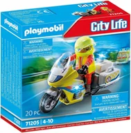 Klocki - PLAYMOBIL 71205 MOTOR RATUNKOWY ZE ŚWIATŁEM - miniaturka - grafika 1