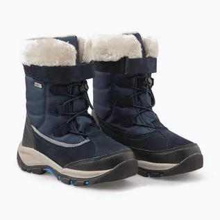 Buty trekkingowe dziecięce - Śniegowce dziecięce Reima Samojedi granatowe 5400034A-6980 - grafika 1