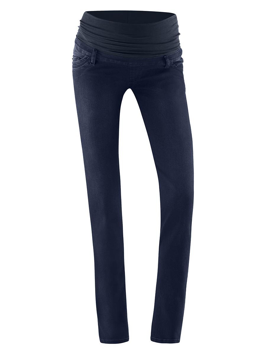 Damskie spodnie jeansowe ciążowe granatowe Bellybutton Maternity, r.36