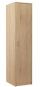 Szafy - Wąska szafa z pojedynczymi drzwiczkami dąb sonoma - Dartin - miniaturka - grafika 1