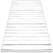 Dywany zewnętrzne - Dywan ogrodowy piękny wzór Stare białe deski 150x225 cm - miniaturka - grafika 1