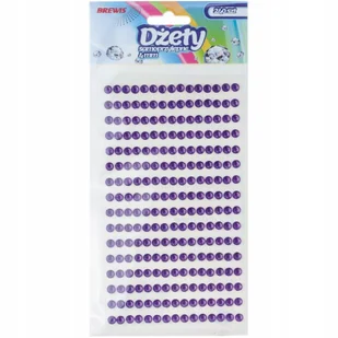 Brewis Dżety samoprzylepne fioletowe 4mm - opak. 240szt. VB8638 - Dekoratorstwo - miniaturka - grafika 1