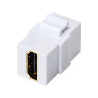Akcesoria do serwerów - Adapter mocowania typu keystone pod złącze HDMI (2X ŻEŃSKIE) - miniaturka - grafika 1