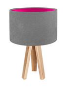 Lampy stojące - Macodesign Lampa stołowa Kamelia 010s-003, różowa, 60 W - miniaturka - grafika 1