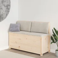 Ławki do przedpokoju - Lumarko Ławka, 110x41x76,5 cm, lite drewno sosnowe - miniaturka - grafika 1