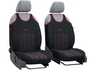 Koszulki samochodowe Comfort 1+1 (czerwone) - Pokrowce na fotele - miniaturka - grafika 1