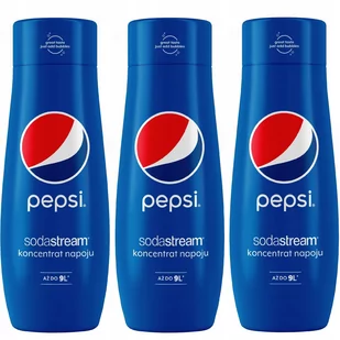Sodastream Zestaw koncentratów 3 x Pepsi 440ml - Syropy i koncentraty owocowe - miniaturka - grafika 1