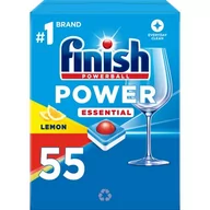 Środki do zmywarek - Tabletki do zmywarek FINISH Powerball Power Essential Lemon - 55 szt. - miniaturka - grafika 1