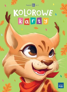 Kolorowe karty. Poziom B+. Karty pracy. Część 1 - Edukacja przedszkolna - miniaturka - grafika 1