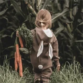 Kombinezony dla dzieci - Rampers królik JASNY BRĄZ - miniaturka - grafika 1