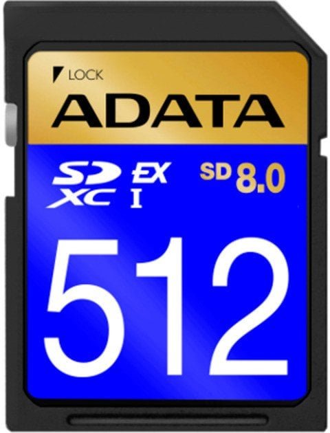 Karta ADATA Premier Extreme SD8.0 SDXC 512 GB Class 10 UHS-I/U3 V30 SD512GEX3L2-C