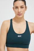 Bielizna sportowa damska - Dkny biustonosz sportowy kolor zielony - DKNY - miniaturka - grafika 1