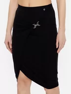 Spódnice - Guess Spódnica ołówkowa Dalal W3GD55 KAQL2 Czarny Slim Fit - miniaturka - grafika 1