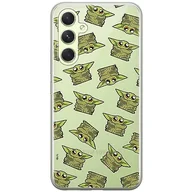 Etui i futerały do telefonów - ERT GROUP etui na telefon Samsung A54 5G, case oryginalny i oficjalnie licencjonowany przez Star Wars, wzór Baby Yoda 008, optymalnie dopasowane, plecki z TPU częściowo przeźroczyste - miniaturka - grafika 1