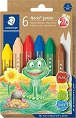 Kreda - Staedtler STAEDTLER Wachsmalkreide Noris junior 6 Stk. retail - miniaturka - grafika 1