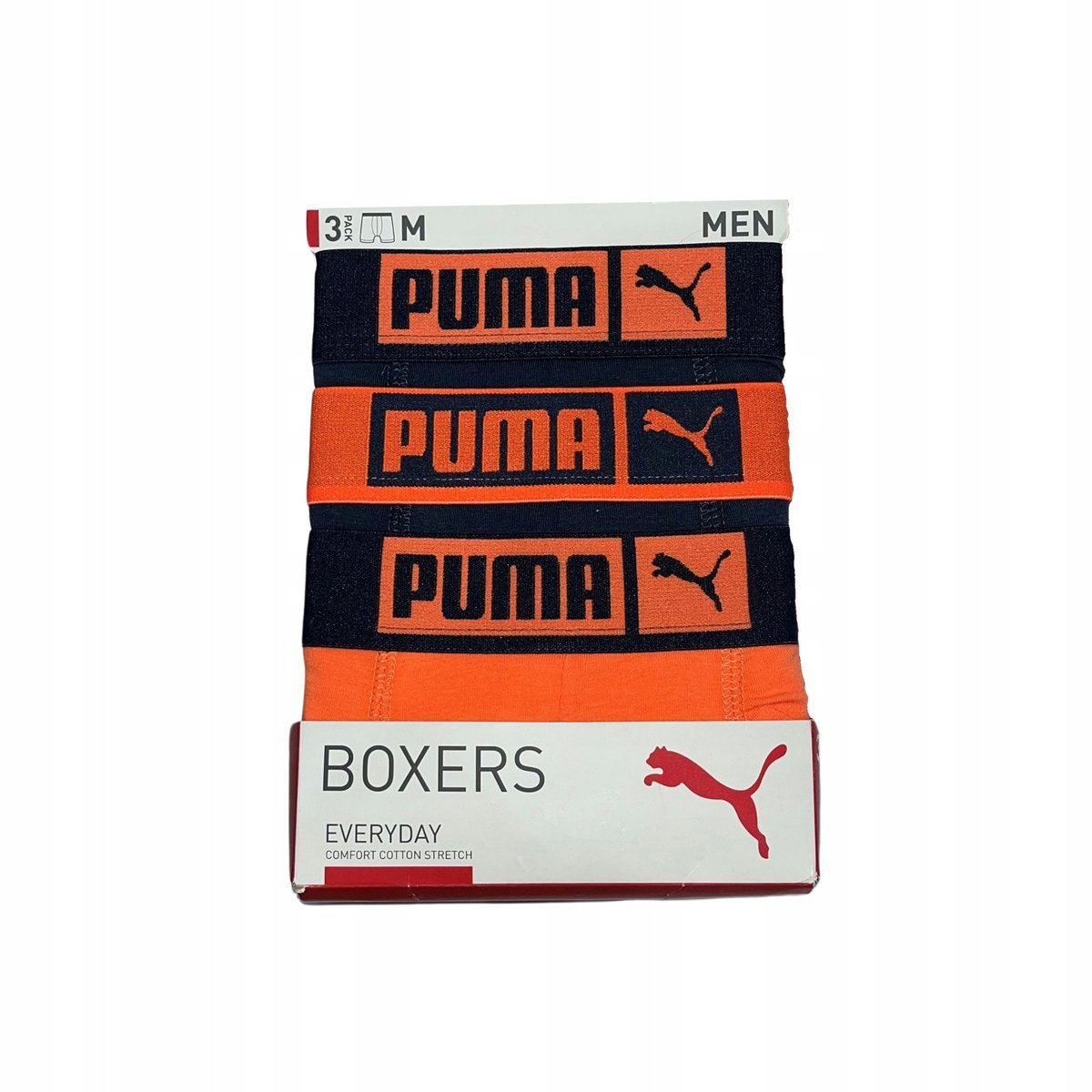 Puma Bokserki Basic Placed Logo 3-Pack 93554810 R L