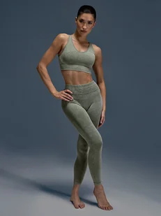 4F Legginsy do jogi i pilatesu bezszwowe damskie - zielone M/L - Legginsy 4F Legginsy do jogi i pilatesu bezszwowe damskie - zielone M/L - Legginsy - miniaturka - grafika 1